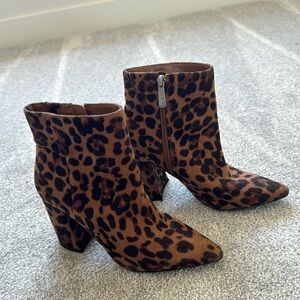 Cheetah Print Booties